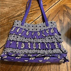 Vera Bradley Purple Paisley Shoulder Bag